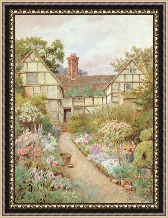 Thomas Nicholson Tyndale Cottage Garden Framed Painting