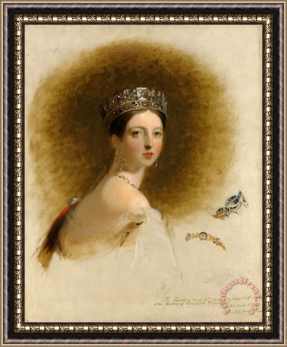 Thomas Sully Queen Victoria Framed Print