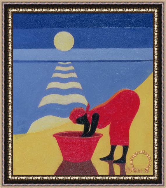Tilly Willis By the Sea Shore Framed Painting