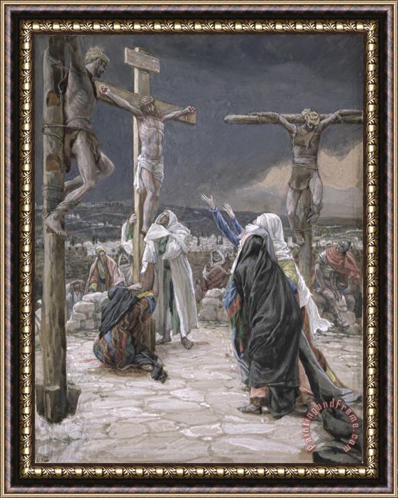 Tissot The Death of Jesus Framed Print Tissot The Death of Jesus Framed Print