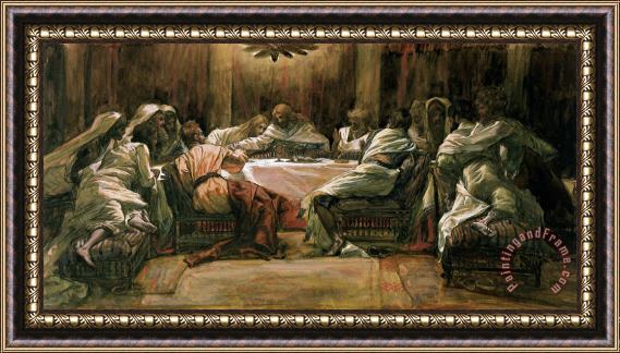 Tissot The Last Supper Framed Print