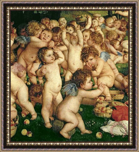 Titian The Worship of Venus Framed Print