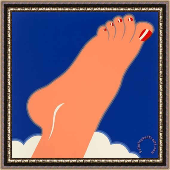Tom Wesselmann Seascape (foot), From Edition 68, 1968 Framed Painting