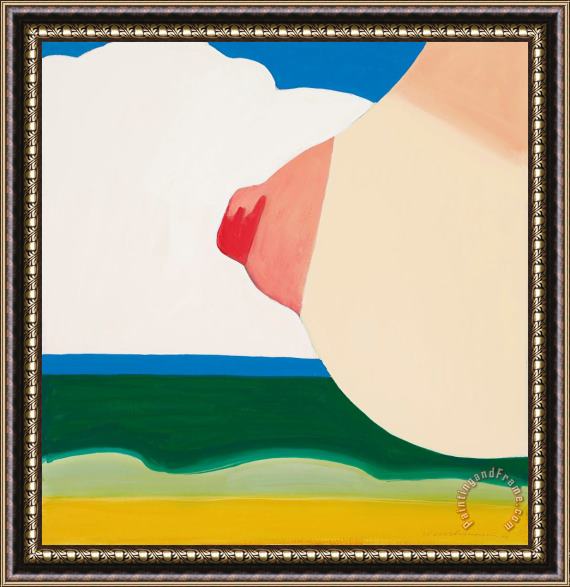 Tom Wesselmann Study for Seascape #16, 1966 Framed Painting