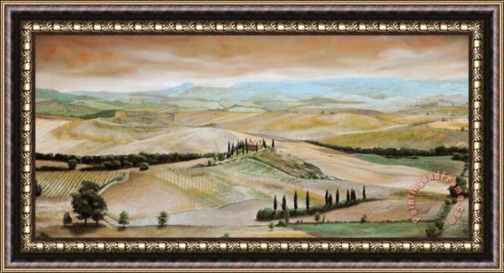 Trevor Neal Belvedere - Tuscany Framed Print