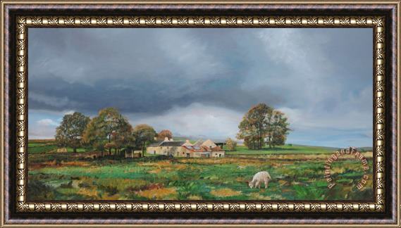 Trevor Neal Old Farm - Monyash - Derbyshire Framed Print