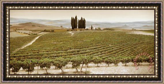 Trevor Neal Tree Circle - Tuscany Framed Print