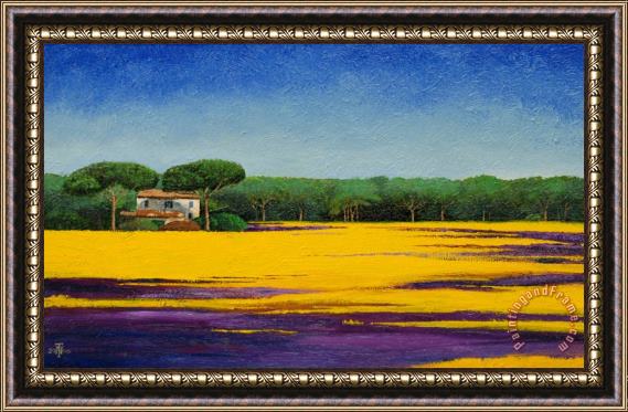 Trevor Neal Tuscan Landcape Framed Painting