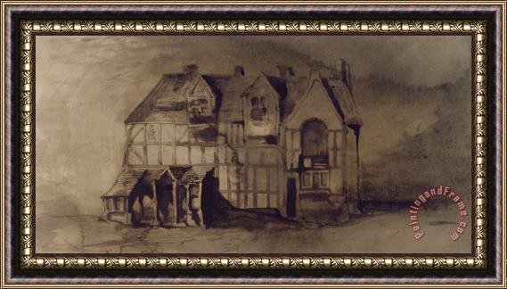 Victor Hugo The House Of William Shakespeare Framed Painting