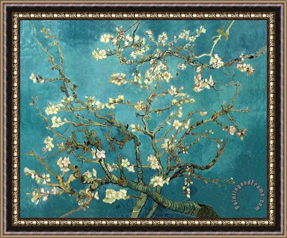 Vincent van Gogh Blossoming Almond Tree Framed Painting