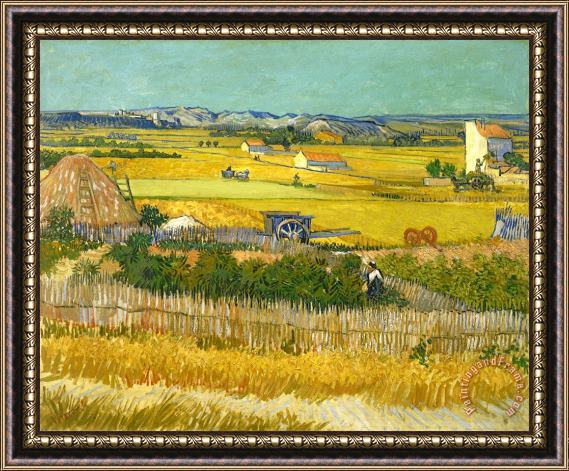 Vincent van Gogh The Harvest Framed Print