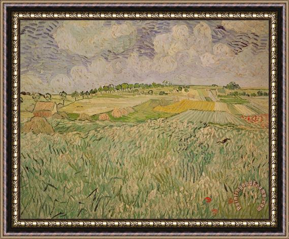Vincent van Gogh The Plain At Auvers Framed Painting