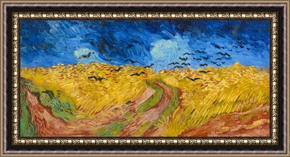 Vincent van Gogh Wheatfield with Crows Framed Print