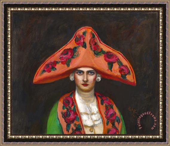 Walt Kuhn Three Cornered Hat Framed Painting