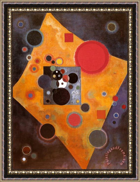 Wassily Kandinsky Accent En Rose 1926 Framed Painting