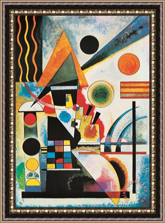 Wassily Kandinsky Balancement Framed Painting