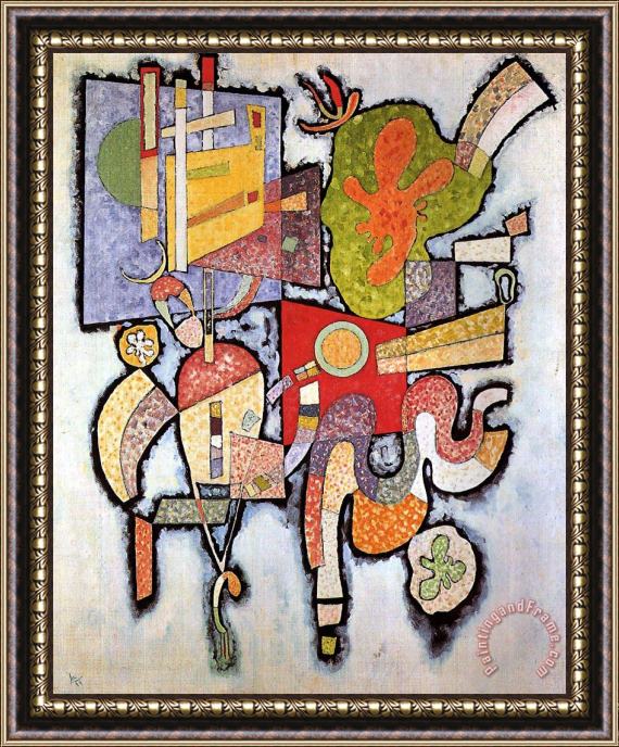 Wassily Kandinsky Complex Simple 1939 Framed Painting