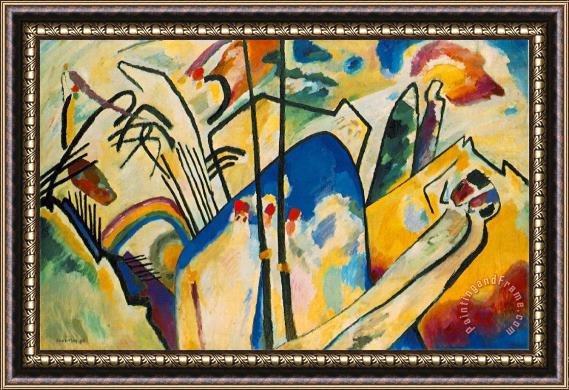 Wassily Kandinsky Composition Iv 1911 Framed Painting