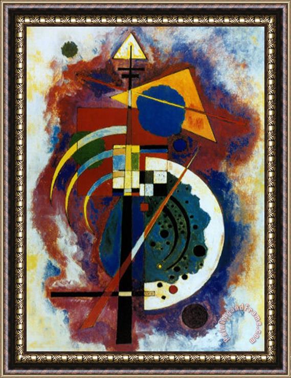 Wassily Kandinsky Hommage a Grohmann Framed Painting