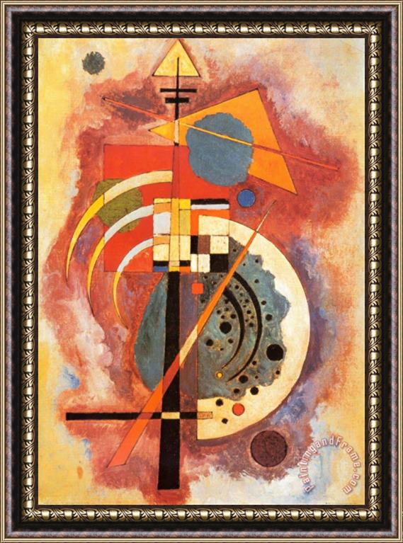 Wassily Kandinsky Hommage to Grohmann Framed Print