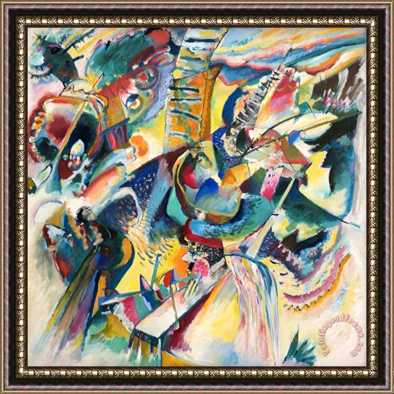 Wassily Kandinsky Improvisation Klamm Framed Print