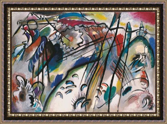 Wassily Kandinsky Improvisation No. 28, 1912 Framed Painting