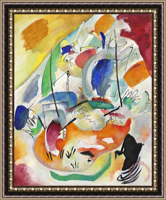 Wassily Kandinsky Improvisation No 31 Sea Battle Framed Print