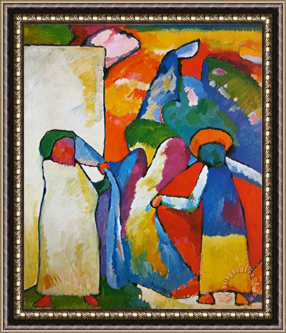 Wassily Kandinsky Improvisation No 6 Framed Painting