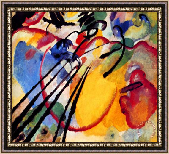 Wassily Kandinsky Improvisation Framed Painting