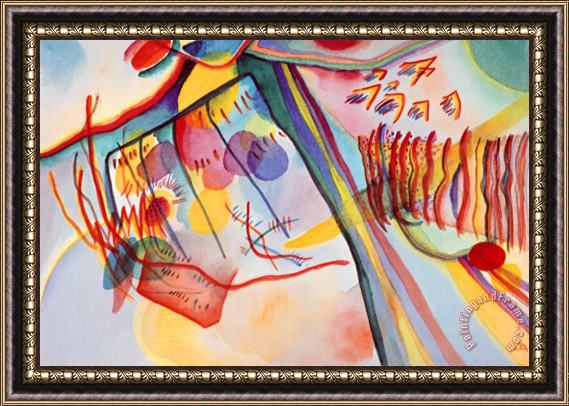 Wassily Kandinsky Komposition C 1911 Framed Painting