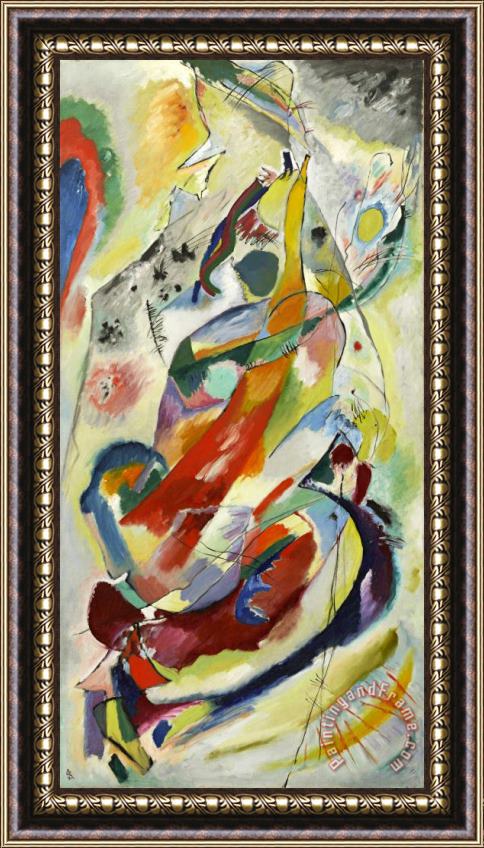 Wassily Kandinsky Painting Number 200 Framed Painting