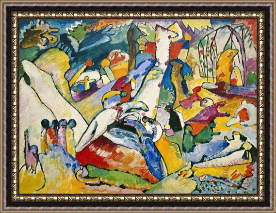 Wassily Kandinsky Sketch for Composition II Framed Painting