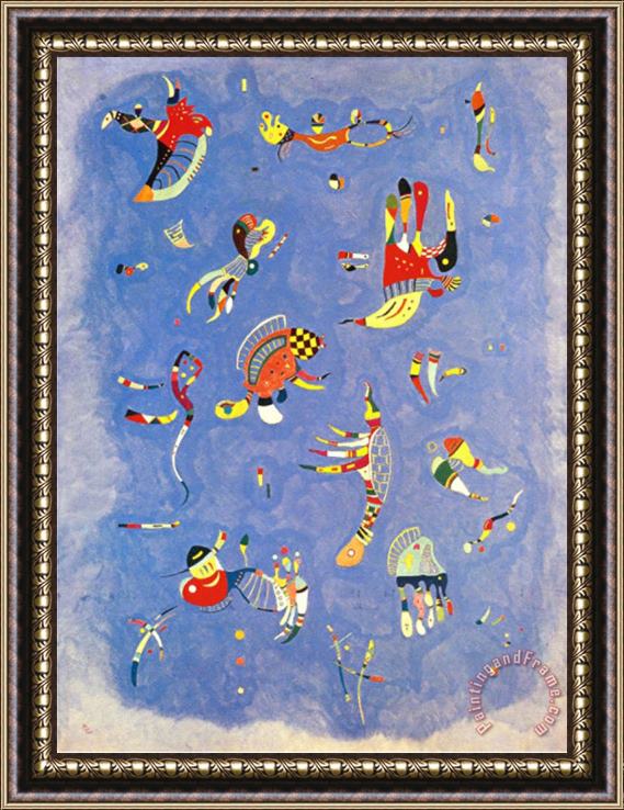 Wassily Kandinsky Sky Blue C 1940 Framed Print