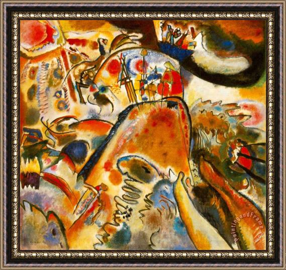 Wassily Kandinsky Small Pleasures 1913 Framed Painting