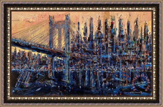 Wayne Thiebaud Bridge City, 1957 Framed Print