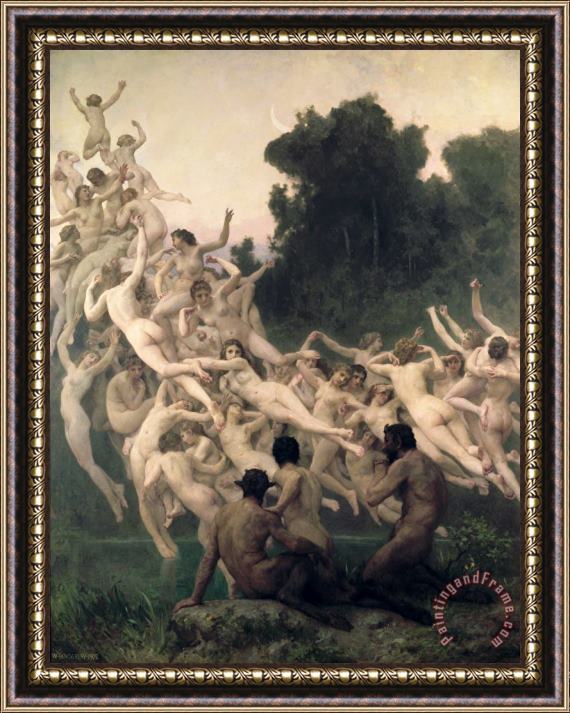 William Adolphe Bouguereau The Oreads Framed Print