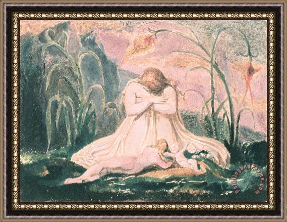 William Blake Book of Thel Framed Print