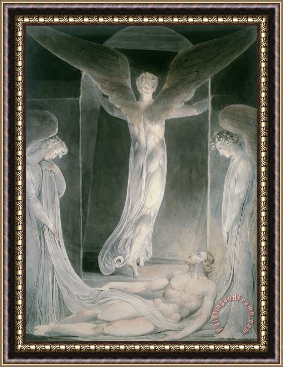 William Blake The Resurrection Framed Print