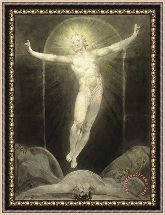 William Blake The Resurrection Framed Painting