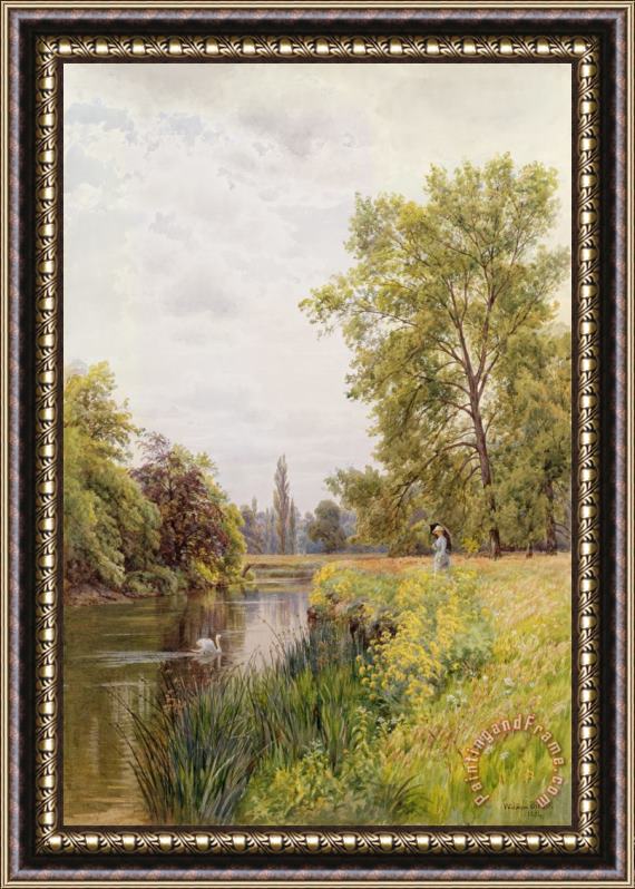 William Bradley The Thames at Purley Framed Print