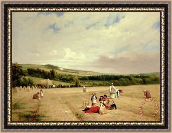 William Frederick Witherington The Harvest Field Framed Print
