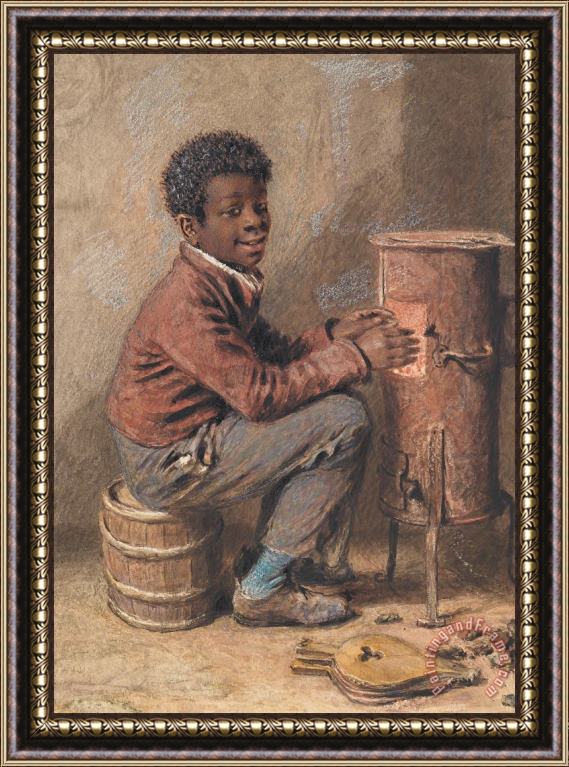William Henry Hunt Jim Crow Framed Painting