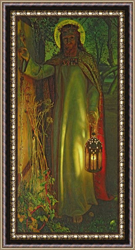 William Holman Hunt The Light of the World Framed Painting