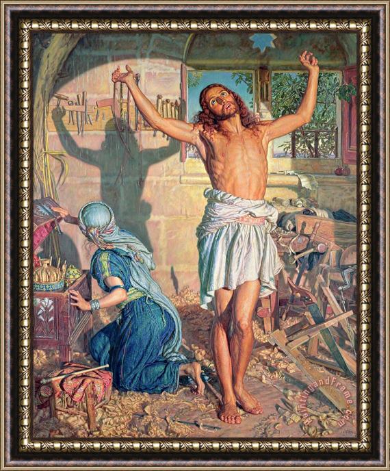 William Holman Hunt The Shadow of Death Framed Painting