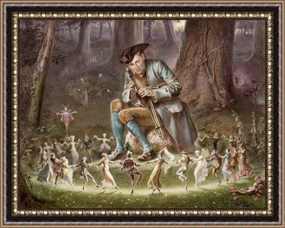 William Holmes Sullivan Fairy Dance Framed Painting
