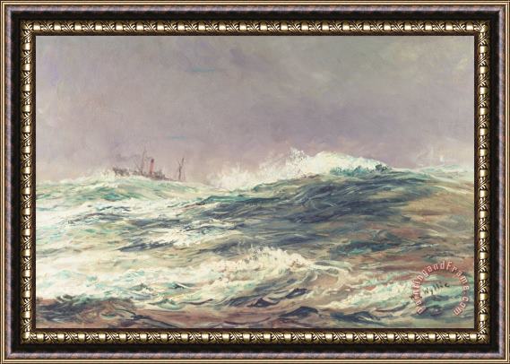 William Lionel Wyllie Ebb Tide Framed Painting