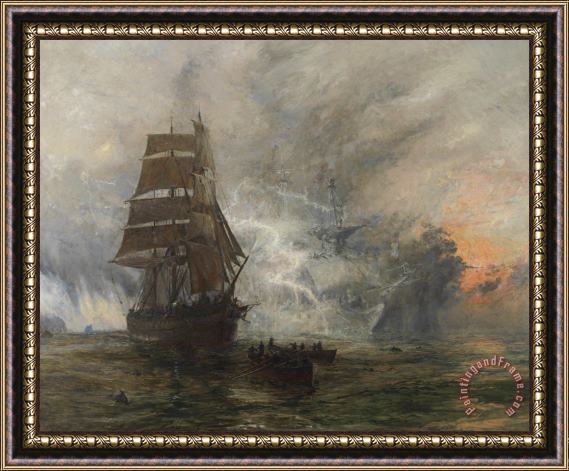 William Lionel Wyllie The Phantom Ship Framed Print
