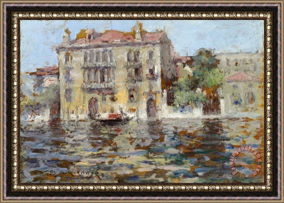 William Merritt Chase After The Rain Venice Framed Painting