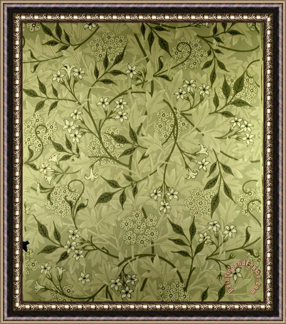 William Morris Jasmine Wallpaper Design Framed Print