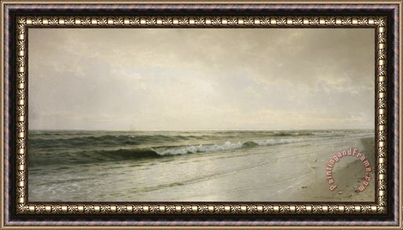 William Trost Richards Quiet Seascape Framed Painting